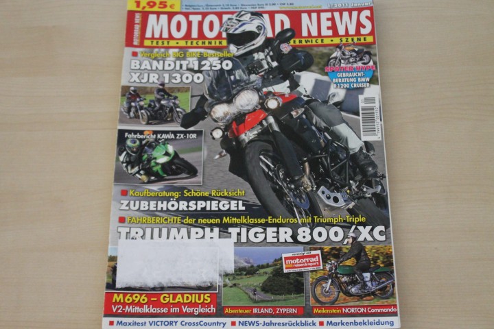 Deckblatt Motorrad News (01/2011)